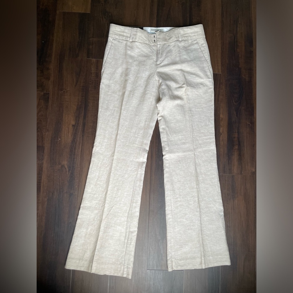 Banana Republic Tan Linen Pants - NWT